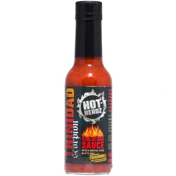 Hot Headz - Trinidad Scorpion Hot Sauce (Heat Level 10)