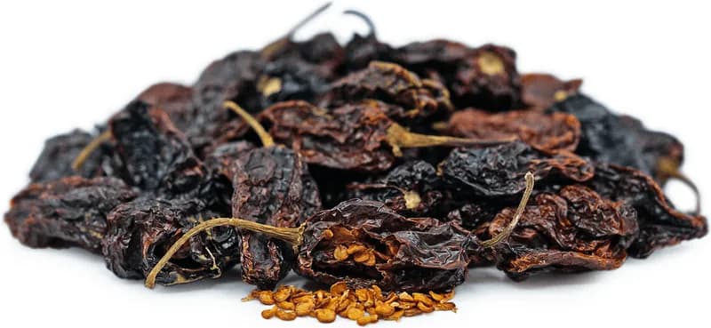 Mexican Habanero Dried Pods (100,000 - 350,000 Scoville Heat Units)