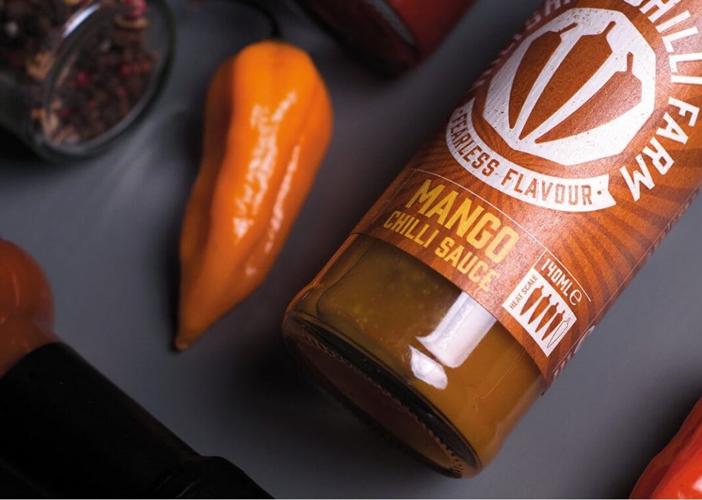 Mango Chilli Sauce (Heat Level 7) 140ml - Image 2