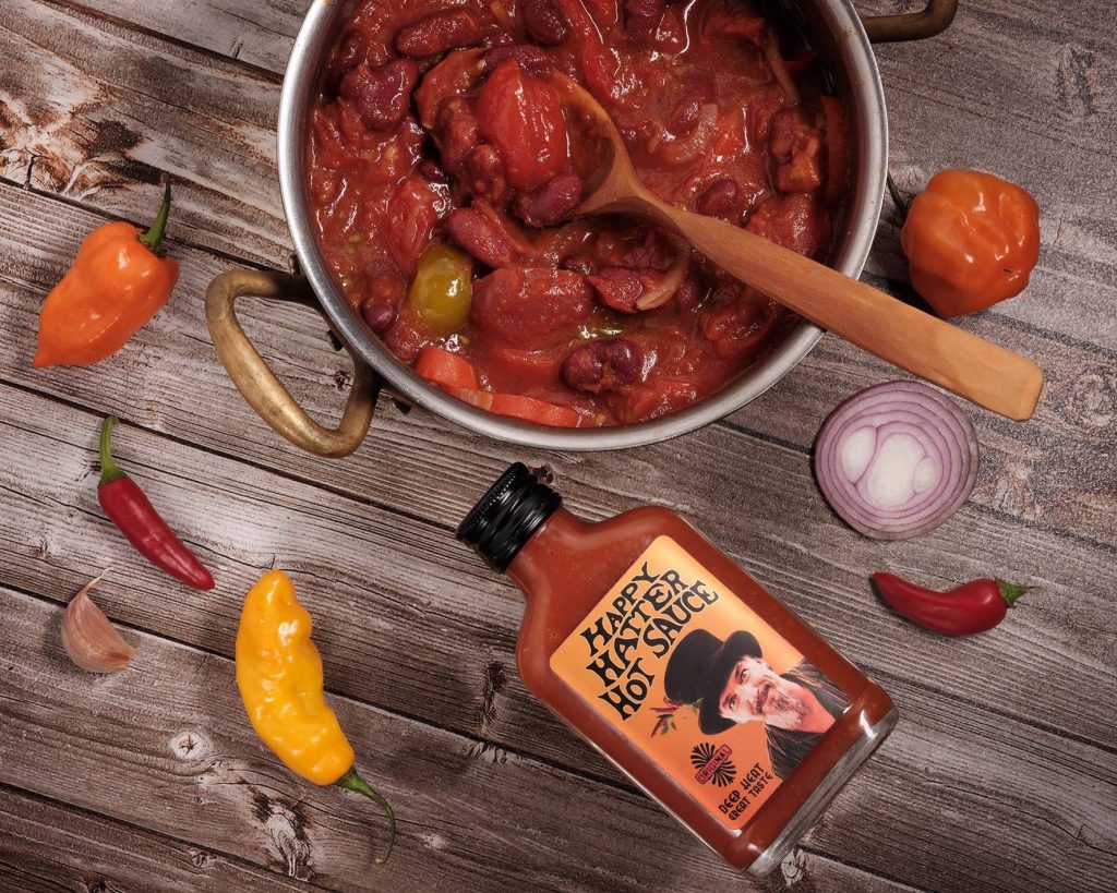 Happy Hatter Hot Sauce - ORIGINAL  (Heat Level 6) - Image 5
