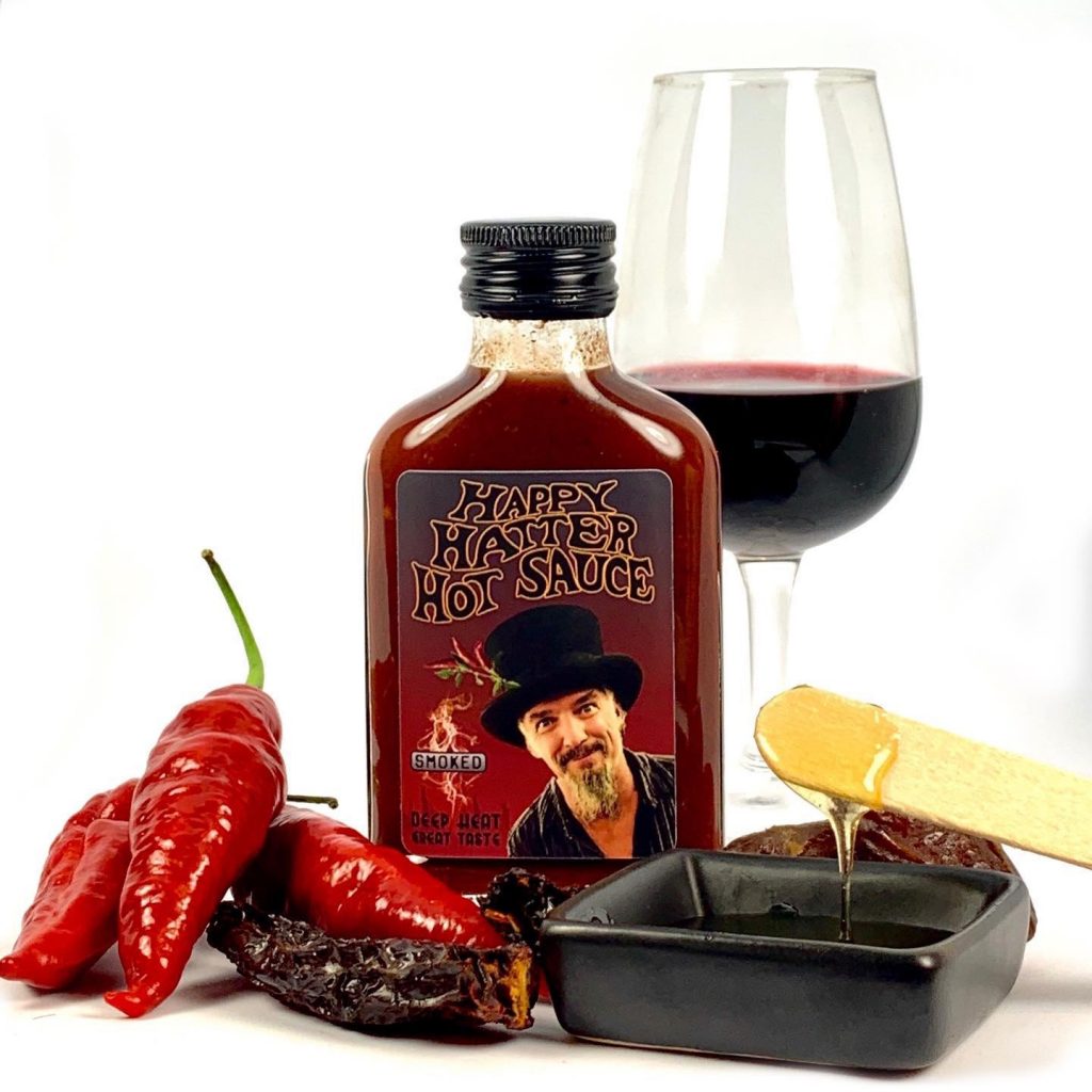 Happy Hatter Hot Sauce - SMOKED (Heat Level 7) - Image 4