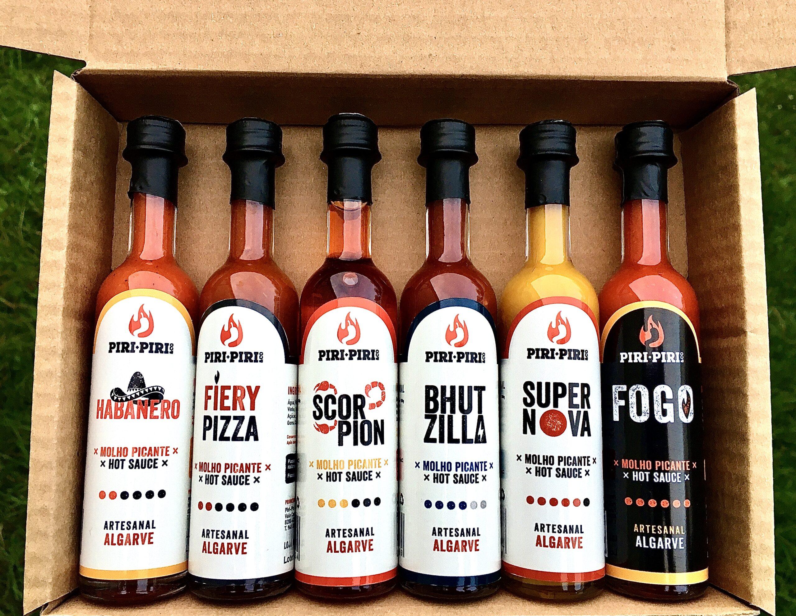 Piri Piri & Co, PORTUGAL - x6 Sauce Gift Box (All Heat levels)