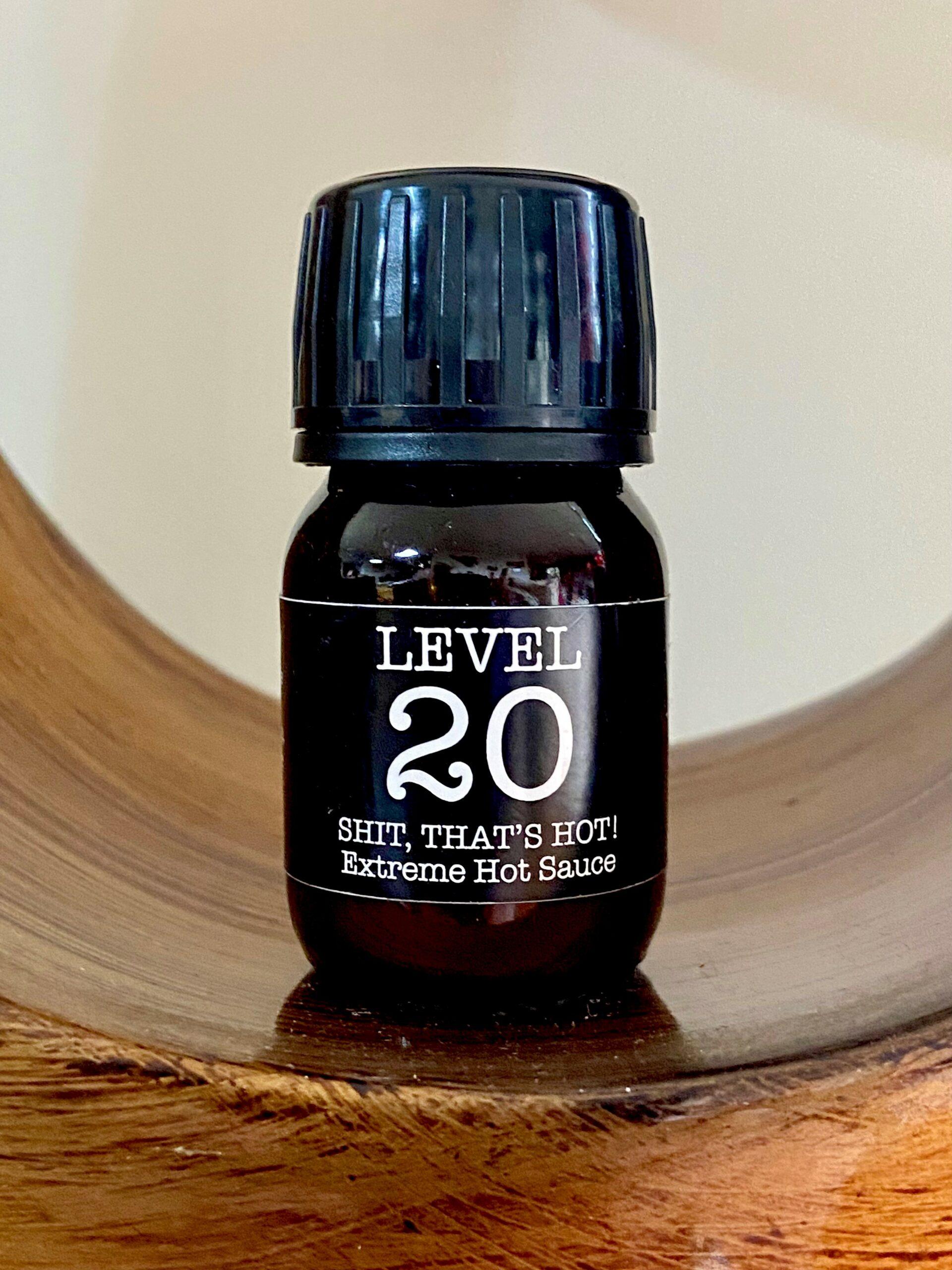The Level 20, Shit That's Hot - SUPER EXTREME Hot Sauce - (Heat Level 20) - Image 2