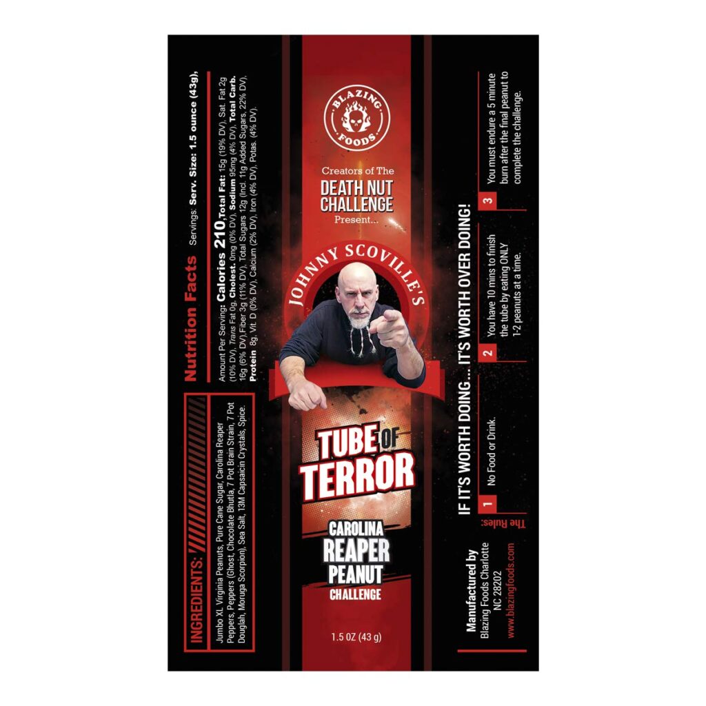 Johnny Scoville - Tube Of Terror Challenge V1.0 Peanuts - Heat Level, Off The Scale - Image 2