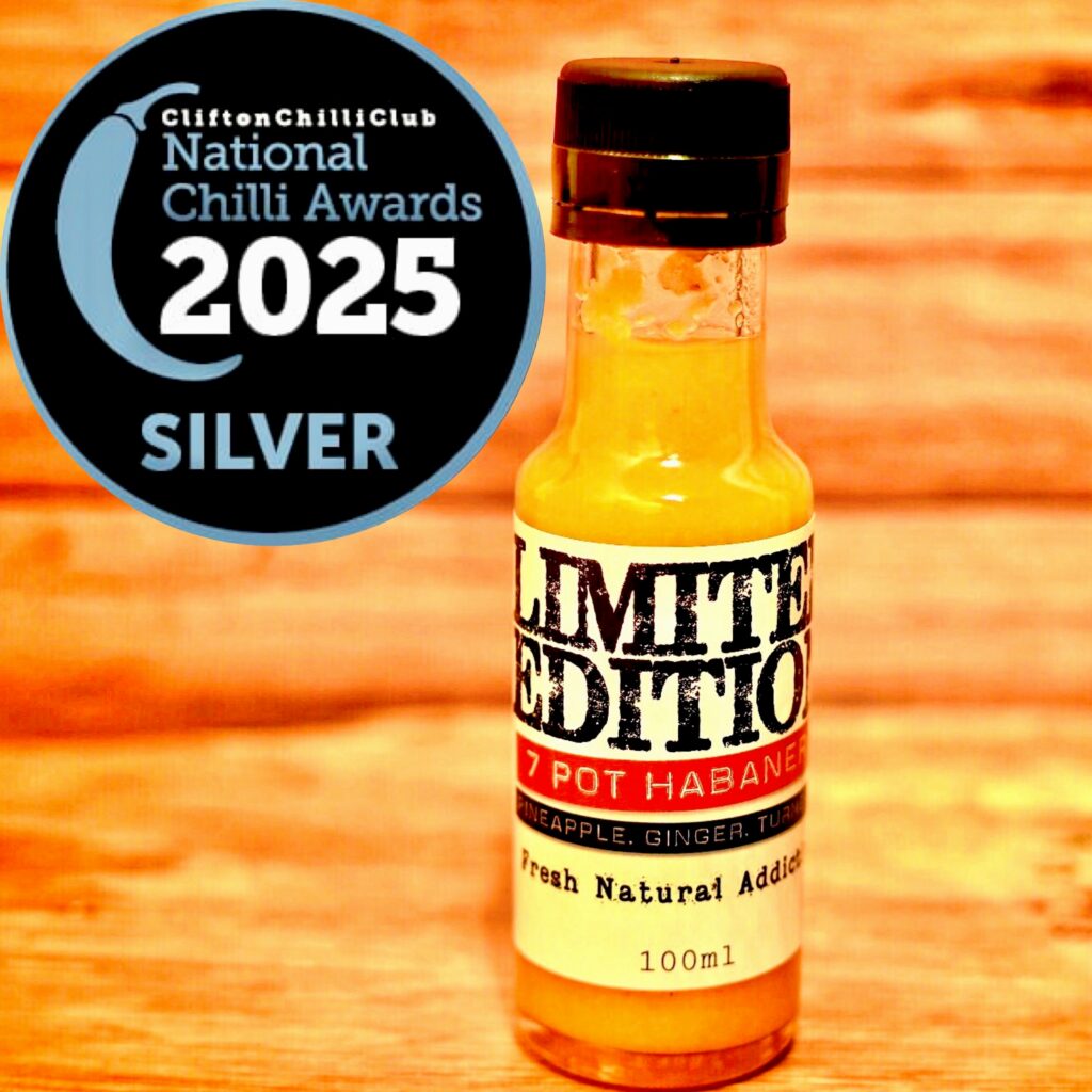 Chilisaus.be - Limited Edition Range - 7Pot Habanero Pineapple (Heat Level 7)