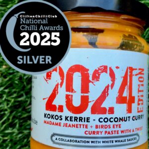 Chilisaus.be - The 2024 Edition - Kokos Kerrie / Coconut Curry (Heat Level 8) 200ml