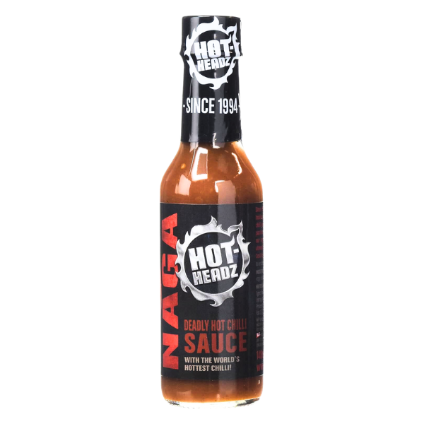 Hot Headz - Naga Hot Sauce (Heat Level 10) 148ml
