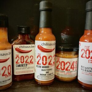 Chilisaus.be - Our Own 5 Hot Sauces (Heat Levels 7 - 10)