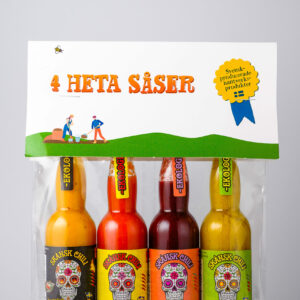 Skånsk, Swedish Hot Sauce Set - (Heat Levels 8 -12)