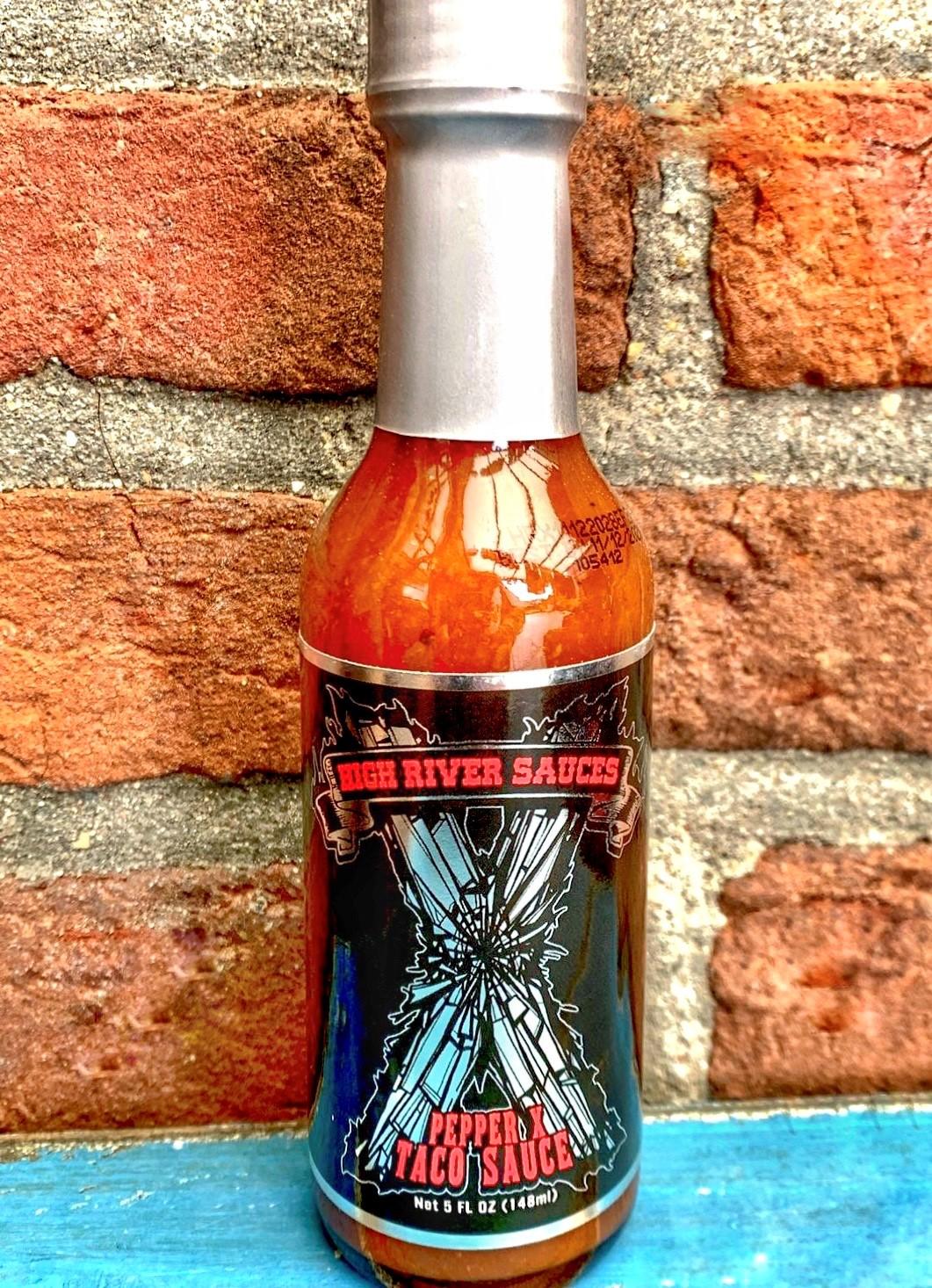 High River Sauces - Pepper X - Taco Sauce (Heat Level 15) 148ml