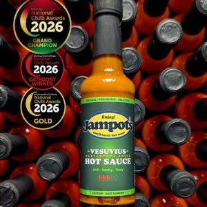 Vesuvius - Italian Puttanesca style Hot Sauce (Heat Level 7) 150ml